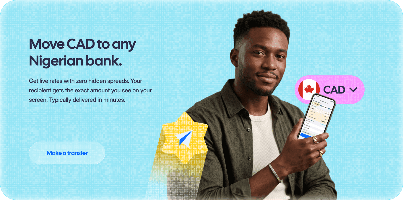 Move CAD to any Nigerian bank