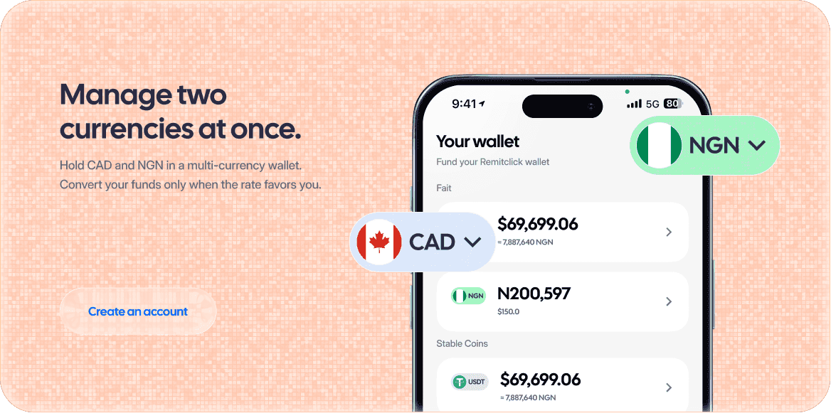 Manage two currencies at once
